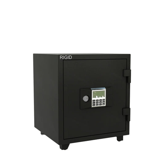 خزانة حديدية مقاومة للحريق بقفل رقمي ومفتاح، سعة 100 كجم