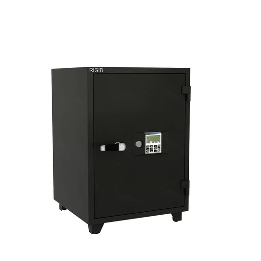 خزانة حديدية مقاومة للحريق بقفل رقمي ومفتاح، سعة 180 كجم